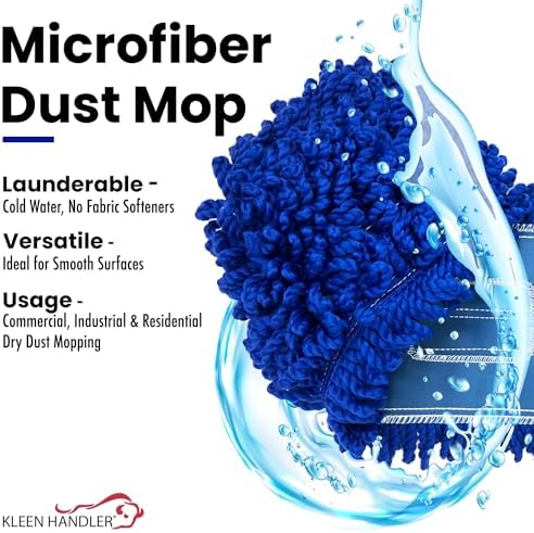 6-Pack Microfiber Dust Mop Heads
