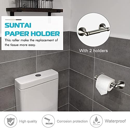 4-Piece Adjustable Bathroom Accessory Set
