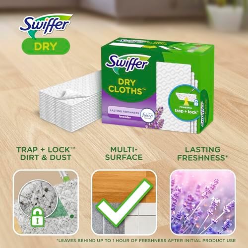 Swiffer Sweeper Dry Swiping Cloths - Refreshing Scent 32-Count Box Set