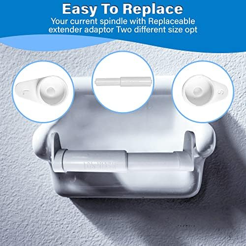 Toilet Paper Holder Extender for Double Rolls