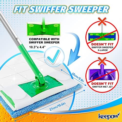 Reusable Swiffer Mop Pad 125 Microfiber Refill