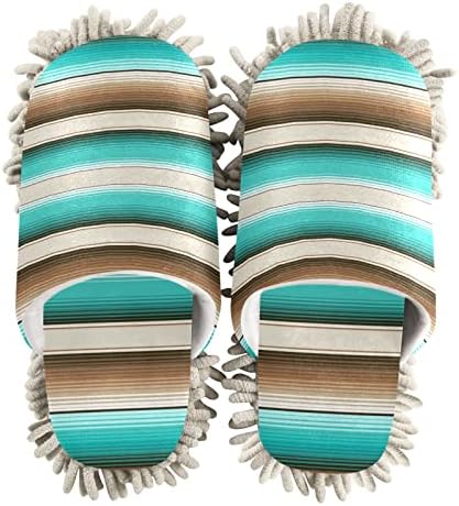 Xigua Microfiber Cleaning Slipper for MenWomen Gliding on Floors