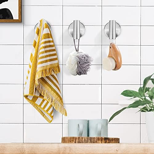 Sturdy Durable 2-Piece Wall-Mounted Towel Hook Set