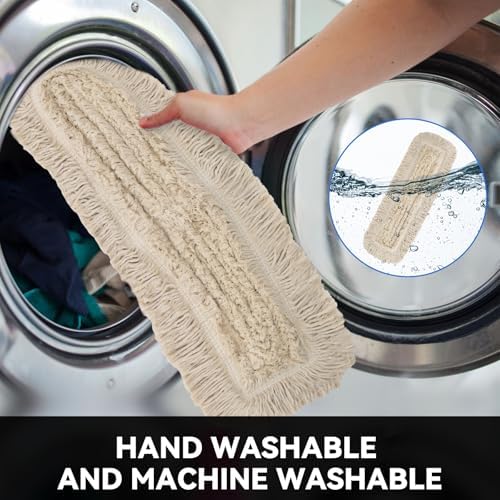24 inch compact dust mop replacement for commercial use with microfiber fibers