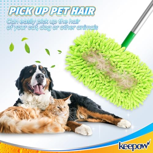 KEEPOW 26 Pack Reusable Microfiber Mop Pads for Swiffer