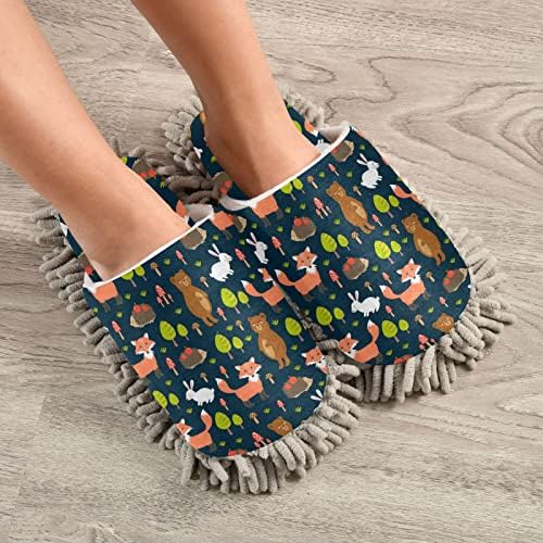 Kigai Microfiber Cleaning Slippers - Soft Washable Mop Shoes for MenWomen