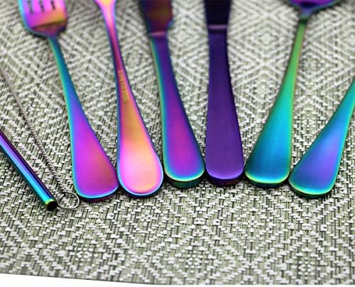 Sturdy Silverware Set with 24 Pieces for Everyday Use