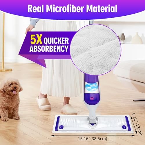 FURCIELOS Disposable Power Mop Pads for Swiffer PowerMop