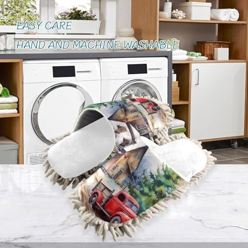 White House Truck Mop Slippers for Women