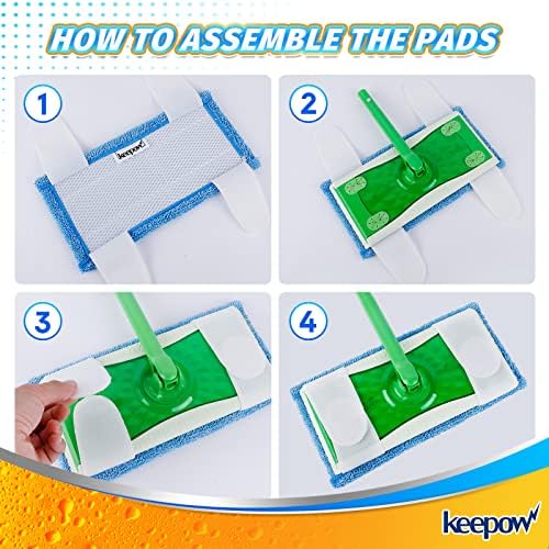 Reusable Swiffer Mop Pad 125 Microfiber Refill