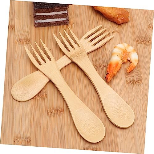 Fast Functional Wooden Spoons Forks Set for Grownups and Kids
