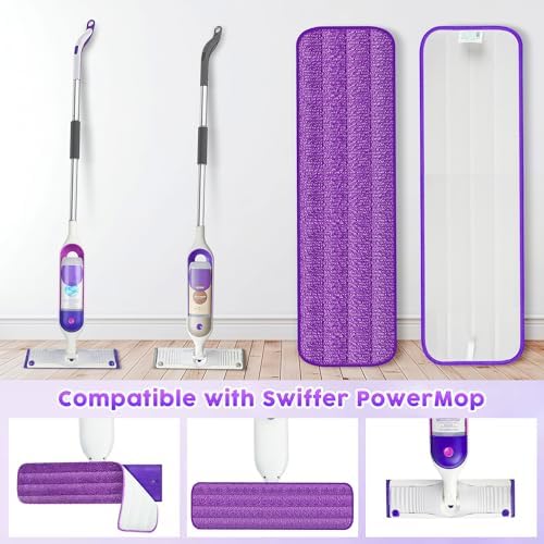 Reusable Mop Pads for Swiffer PowerMop - Easy Cleaning Eco-Friendly