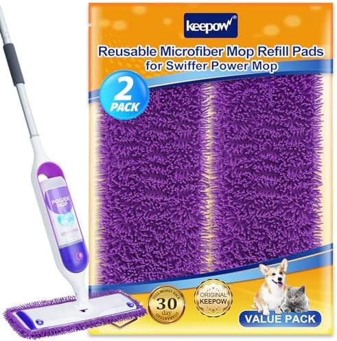 Reusable Mop Pads for Swiffer PowerMop