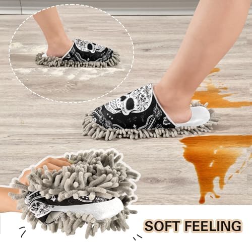 Running Bear Retro Mop Slippers