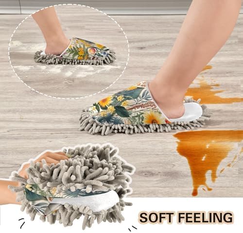 Welcome to RunningBear Soft Quiet Mop Slippers for Home Floors