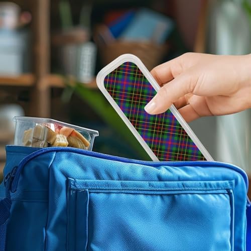 Royal Stewart Brodie Hunting Modern Diagonal Tartan Stainless Steel Toddler Utensil Set