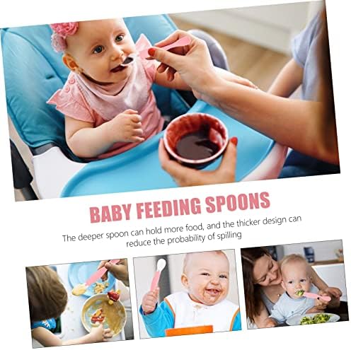 Vaguelly 2pcs Spoon Set for Baby Weaning and Mealtime