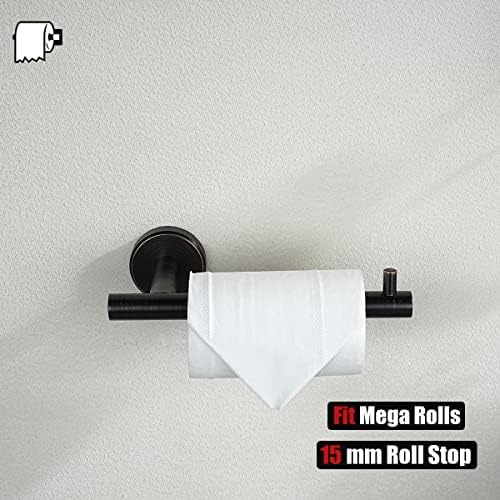 JQK Sturdy Toilet Paper Holder Oil Rubbed Bronze