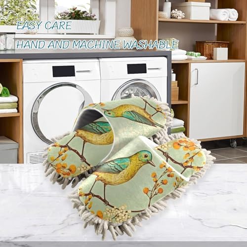 Premium Microfiber Slippers for Easy Floor Cleaning