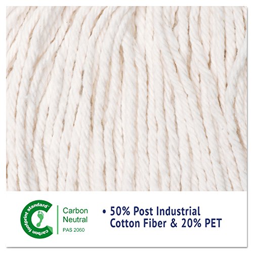 Boardwalk BWK502WHEA Premium 5-inch CottonSynthetic Fiber Wet Mop Head