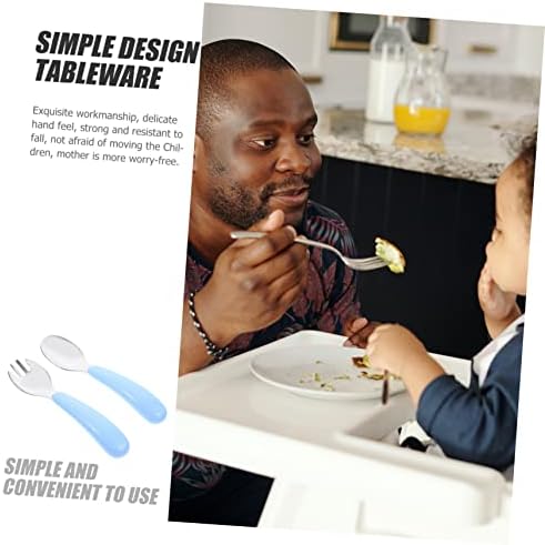 Zerodeko Toddler Utensil Set - Safe Ergonomic Leak-Proof Flatware for Boys Girls