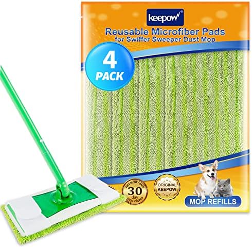 Reusable Mop Pads for Swiffer Sweeper Mop 66 Pack