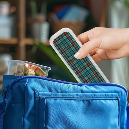 Royal Stewart Allison Ancient Tartan Kids Stainless Steel Cutting Set with Case
