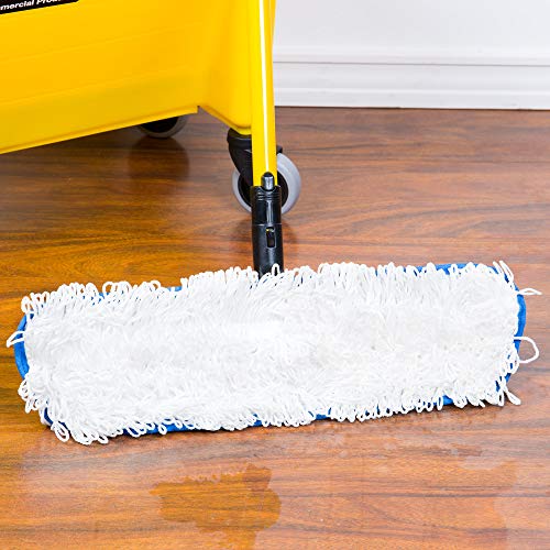 Rubbermaid 6 Flow Finish Mopping Pad Blue