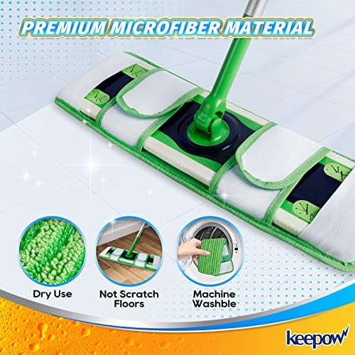 KEEPOW Replacement Swiffer Wet Pads 8-Pack XL