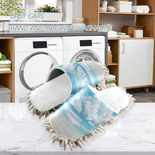 Cozy Beach Mop Slippers for Efficient Kitchen Cleaning