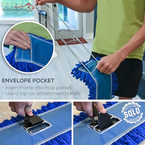 6-Pack Microfiber Dust Mop Heads