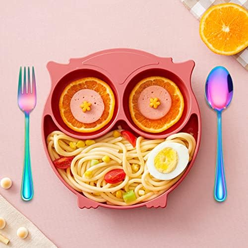 Rainbow Kids Silverware Set Stainless Steel Flatware Set for 3