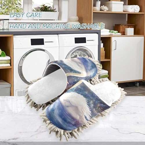 White Swan Mop Slippers for Easy Floor Cleaning 1