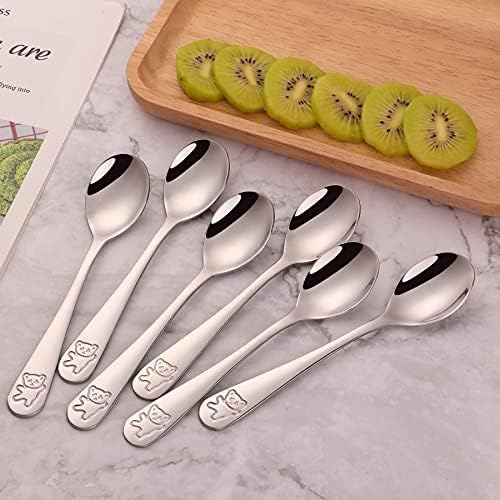 Colorful Kids Flatware Set Poylim Safe Toddler Utensils