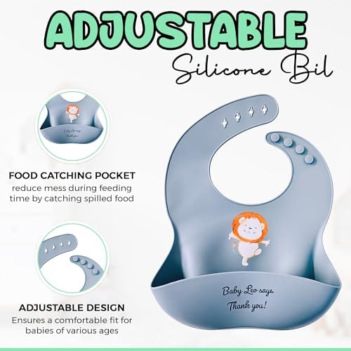 Aha Essentials 12 Piece Baby Feeding Set with Suction Bowls and Plates