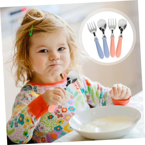 4-Piece Flatware Set - Sleek Compact and Sustainable for Mealtime