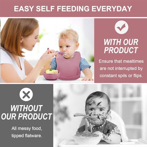 Adjustable Silicone Flatware Set for Toddler Feeding