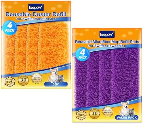 Introducing 44 Reusable Swiffer-Style Mop Pads for Ultimate Clean
