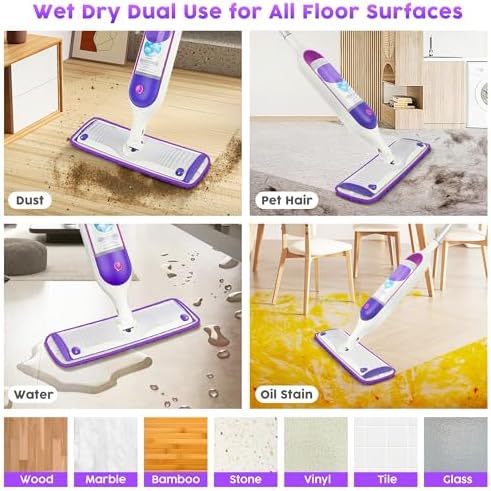 Reusable Mop Pads for Swiffer PowerMop - Easy Cleaning Eco-Friendly