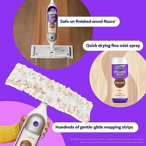 Swiffer PowerMop Wood Mopping Pad Refills - 10 Count