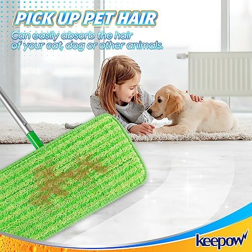 KEEPOW Dry Wet Mopping Cloths for Swiffer Set of 9