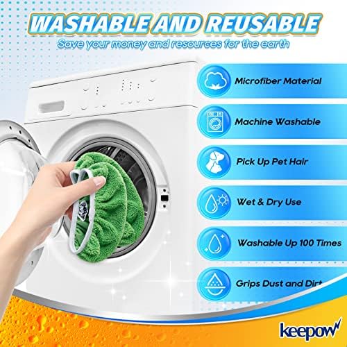 Reusable Mop Pads for Swiffer Sweeper Mop 66 Pack