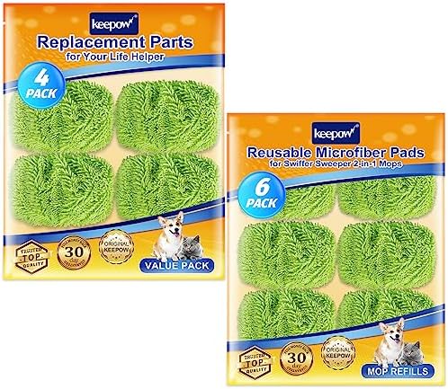 Reusable Microfiber Mop Pads for Swiffer Mops