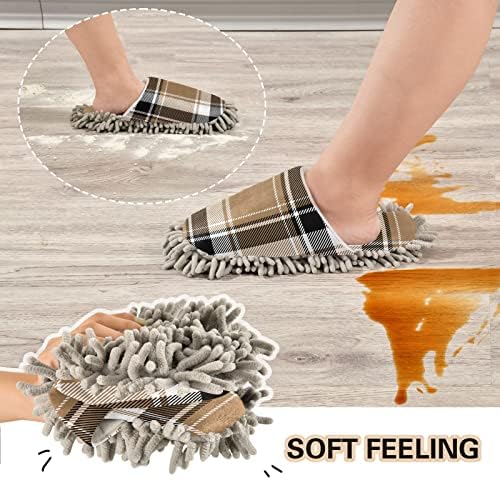 Kigai Microfiber Cleaning Slipper for MenWomen Non-Slip Washable