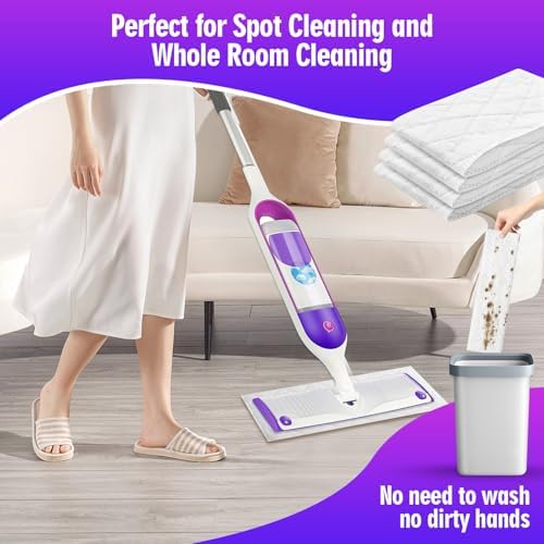 FURCIELOS Disposable Power Mop Pads for Swiffer PowerMop