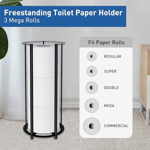 Sturdy Metal Toilet Paper Holder