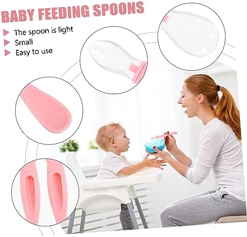 VICASKY Adorable 2-Pack Spoons Set for Babies and Adults