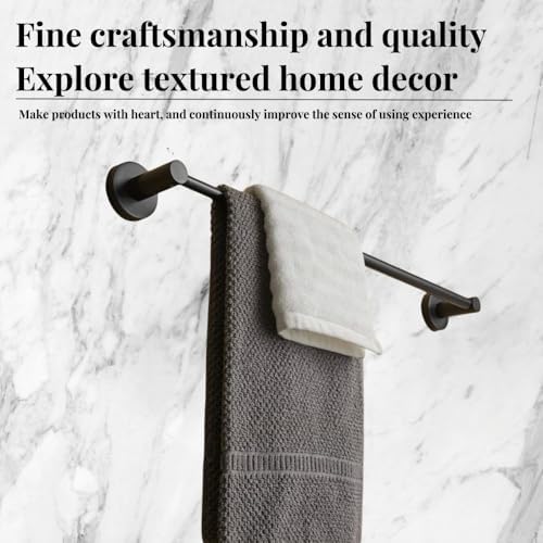 Sturdy 24-Inch Wall-Mounted Towel Bar