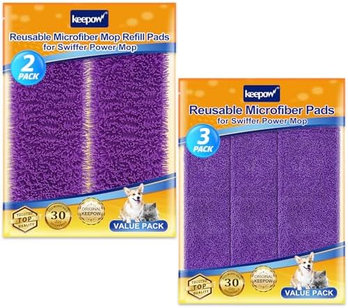 Reusable Mop Pads for Swiffer PowerMop