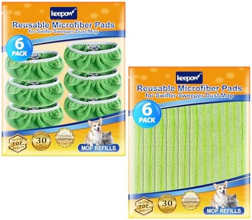 Reusable Mop Pads for Swiffer Sweeper Mop 66 Pack
